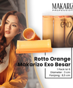 Makarizo Professional Rotto Orange EXO - 6 PCS